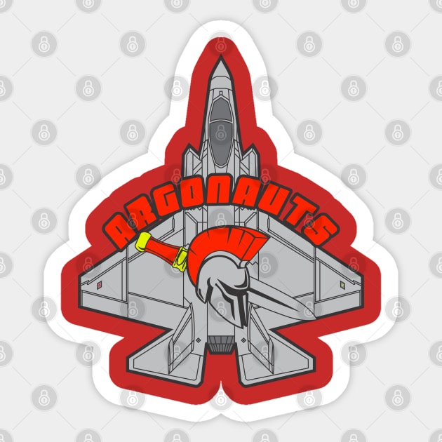 F-35C lightning II - Argonauts Sticker by MBK